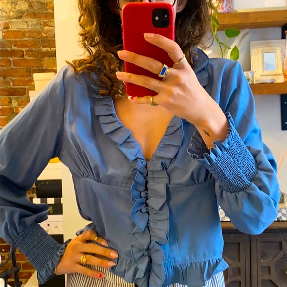 True Destiny Tops - Robin blue top